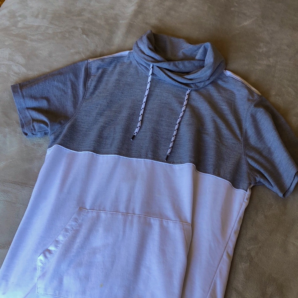 Short Sleeve Hooded Shirt